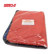 Panno Asciugamano in microfibra 1000gsm Cura dell’auto Lavaggio Blu Rosso 2 pcs in un sacchetto di plastica
