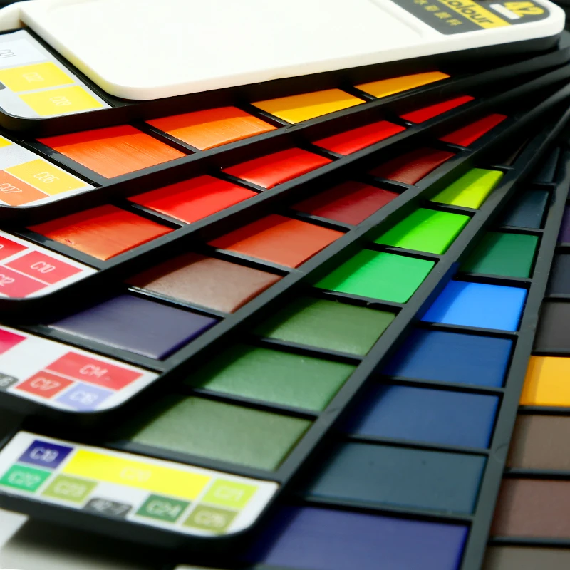 Überlegenen aquarell malen set anfänger brunnen stift kind fan-förmigen aquarell student malerei werkzeuge Kunst Liefert Überlegenen aquarell malen set anfänger brunnen stift kind fan-förmigen aquarell student malerei werkzeuge Kunst Liefert