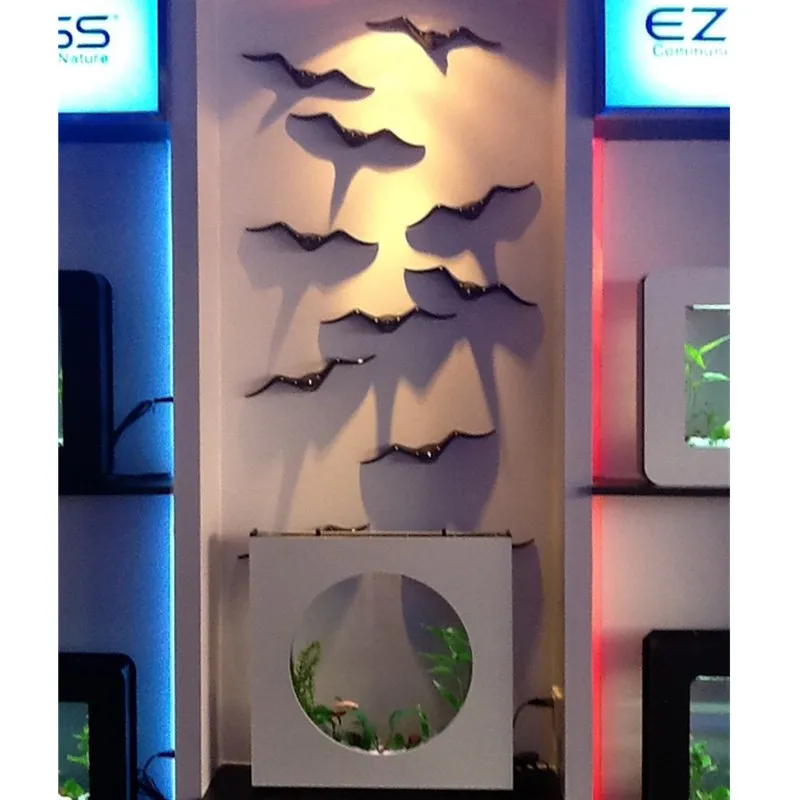 Современный Творческий настенные Керамика аксессуары для дома Чайка птицы ТВ фон мебели 3D стене висят украшения R728