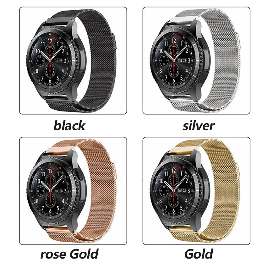 Universal strap 20mm 22mm For Samsung Gear S3 Classic Frontier watch Band for samsung S2 sport Bracelet Strap huami amazfit bip Universal strap 20mm 22mm For Samsung Gear S3 Classic Frontier watch Band for samsung S2 sport Bracelet Strap huami amazfit bip
