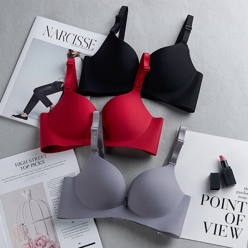 Jerrinut Bras For Women Sexy Seamless Underwear Push Up Bra Wire Free Plus Size Women Bra Bralette Cotton Female Underwear 106