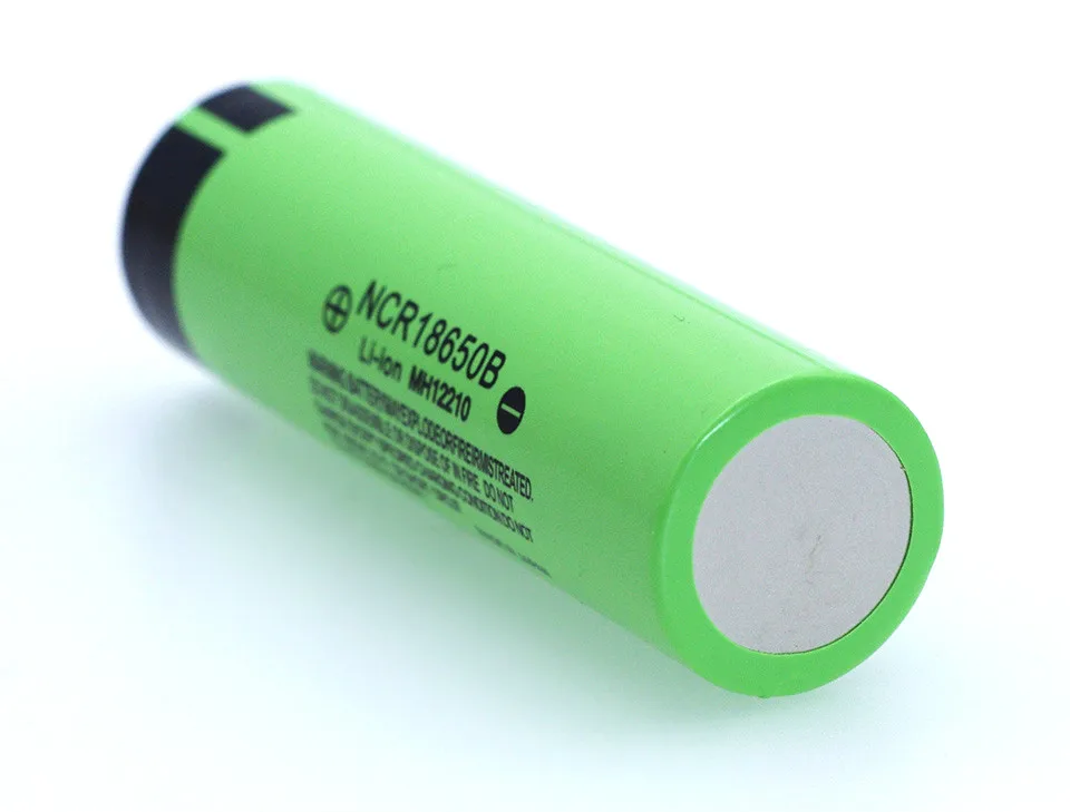 12 шт./партия 18650 NCR18650B 3400mAh литий-ионный аккумулятор 3,7 V для фонарика