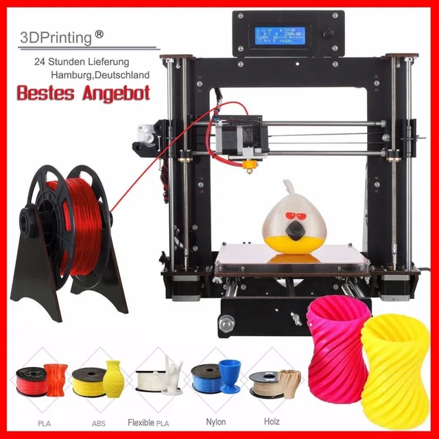 Best Offers 3D Printer Prusa i3 Reprap MK8 DIY Kit MK2A Heatbed LCD Impresora 3d Best Offers 3D Printer Prusa i3 Reprap MK8 DIY Kit MK2A Heatbed LCD Impresora 3d