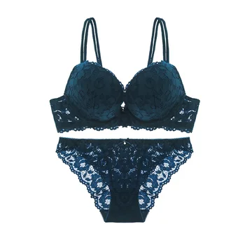 

Summer lace underwear bra suit sexy small chest thick underwear bra