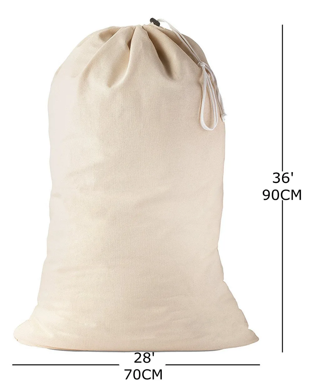 70 90cm Extra Large Natural Cotton Laundry Bag Drawstring Pouch Stuff Storage Canvas Bag 28 X36 Laundry Bags Aliexpress