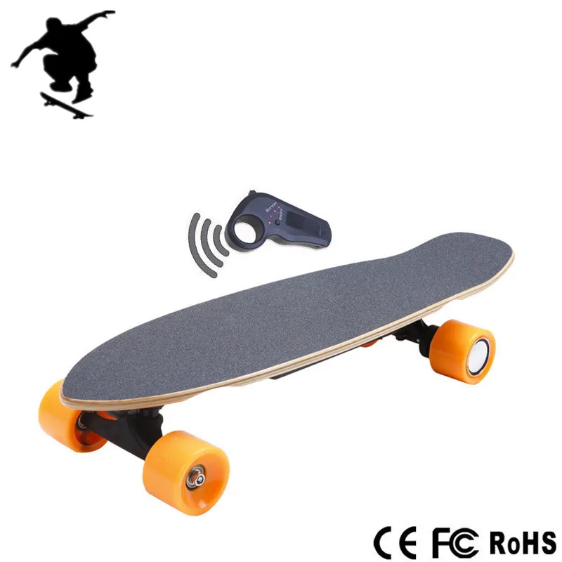Cheap 250W Electric Skateboard Wireless Remote Control Single Motor Freestyle Cruiser Skateboard Lithium Battery Complete Deck Maple 0 Cheap 250W Electric Skateboard Wireless Remote Control Single Motor Freestyle Cruiser Skateboard Lithium Battery Complete Deck Maple 0