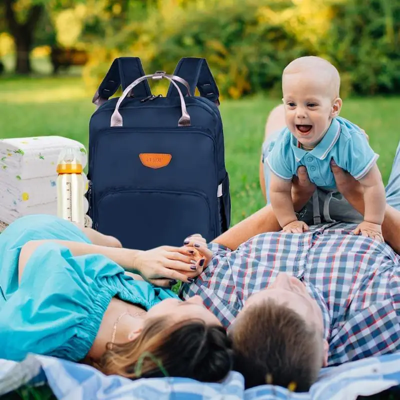 Mommy Пеленки сумки детские пеленки мешок мать большой емкости путешествия рюкзак для подгузников с анти-потери молнии детская сумка для прогулки с ребенком Прямая поставка