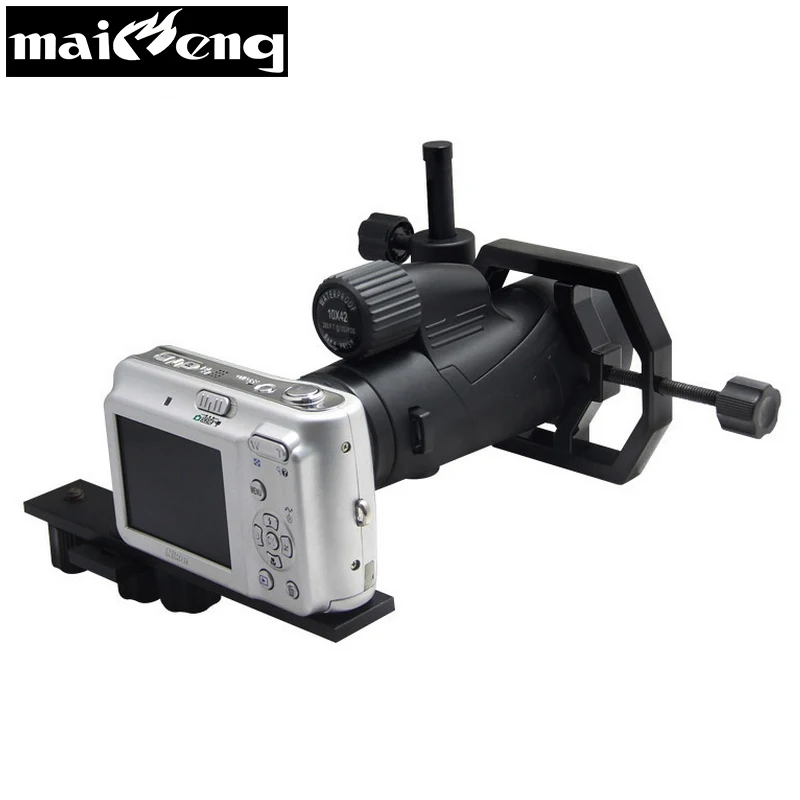 بالكامل المعادن كاميرا محول الهاتف الذكي محول تلسكوب محول ل مجهر أحادي الهاتف الذكي حامل كاميرا