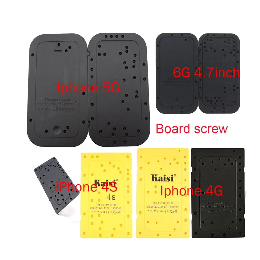 

New Screw Hole Location Plate Memory Board Screw Mat tool for iPhone 4 4g 4s 5 5s 5c 6 6G 4.7 inch