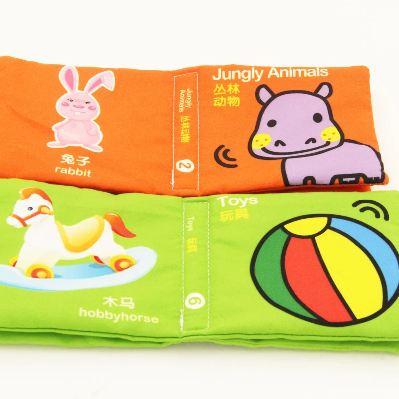 Детские игрушки книжки из мягкой ткани звук шелеста Младенческая Развивающая погремушка в коляску игрушка новорожденная кроватка детские игрушки 0-36 месяцев