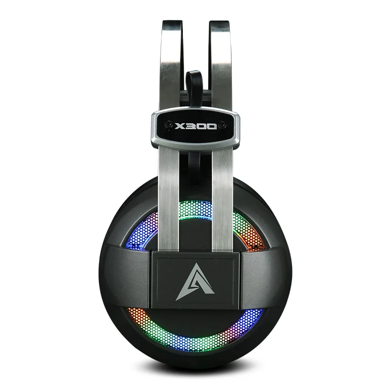 X300 7 1 Звук RGB Универсальный светодиодный светильник Usb игровая гарнитура геймер