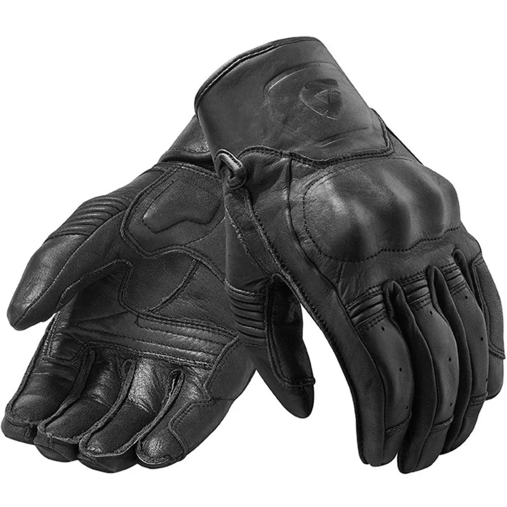 

new 2018 Revit FGS120 PALMER Motorcycle Gloves black Racing Gloves Genuine Leather Motorbike Gloves