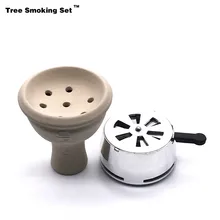 Чаша для кальяна с одной ручкой Chicha Narguile Nargile курительная трубка-кальян аксессуары Cachimba Smoke Weed Tobacco WAN0396