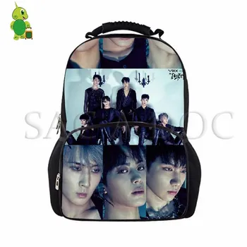 

Kpop VIXX Hongbin Backpack College Students Large Laptop Backpack School Bags for Teenagers Women Men Casual Travel Rucksack