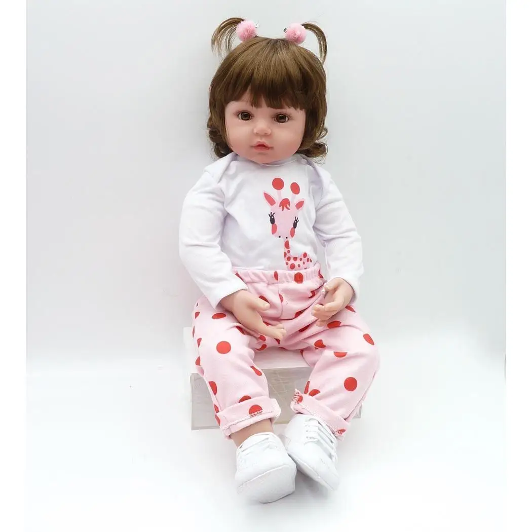 Детские мягкие силиконовые реалистичные с одеждой розовый 2-4Years Reborn Baby Коллекционные вещи, подарок, кукла-подруга