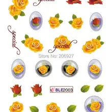 2 шт. ble2003 Дизайн ногтей воды Наклейка ногтей Вода перевода Стикеры