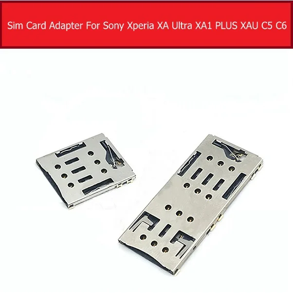 Slot Per Scheda Sim Singolo E Daul Per Sony Xperia Xa/Xa1 Plus/Xa1 Ultra/L1/C5/C6 Ultra Sim E Adattatore Per Lettore Di Schede Di Memoria