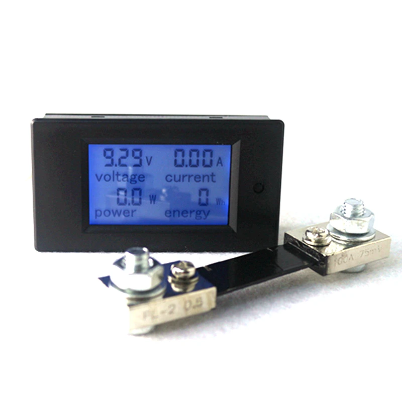 DC 6.5-100V 100A Digital Voltage Current Meter LCD 4 in 1 DC Voltmeter Ammeter Power Energy Tester with DC 100A/75mV Shunt цена DC 6.5-100V 100A Digital Voltage Current Meter LCD 4 in 1 DC Voltmeter Ammeter Power Energy Tester with DC 100A/75mV Shunt цены онлайн