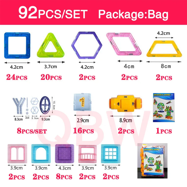 92pcs-bag