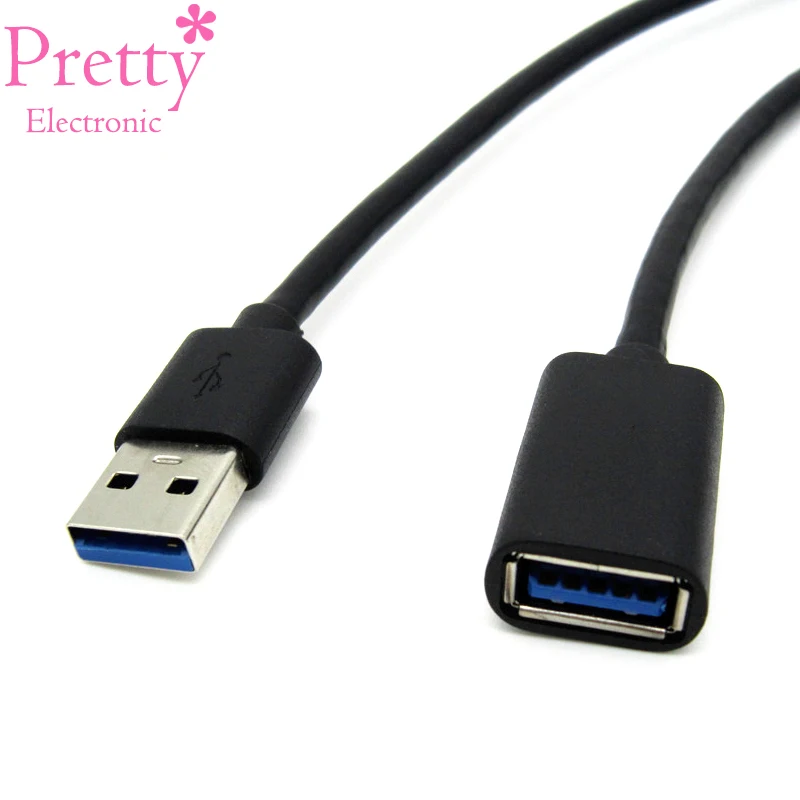 USB 3.0 فائقة السرعة الذكور إلى الإناث موسع ملحق تمديد كابلات سلك 1 متر 1.5 متر الحبل لجهاز كمبيوتر محمول دفتر قرص صلب كاميرا