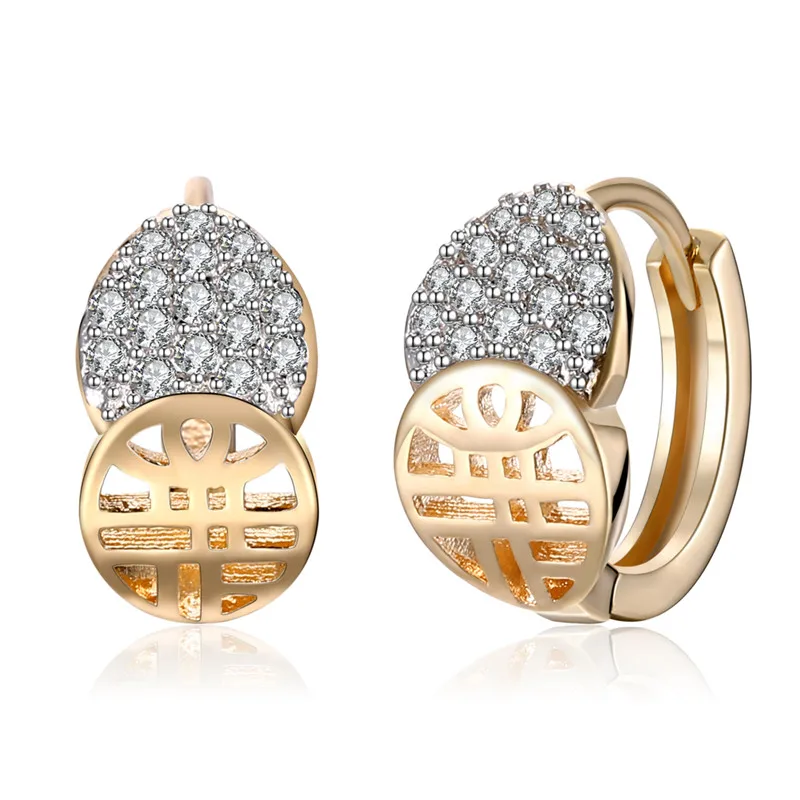 Clip Earring of KJ KZCE240, fine jewelry earring in champagne gold