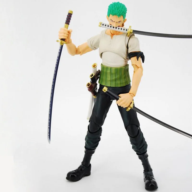 Joints Movable Variable ONE PIECE Roronoa Zoro PVC Action Figure Toy Doll (3)