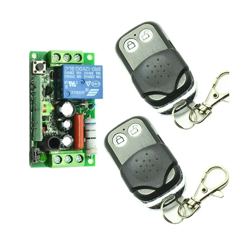 

AC220V 110V 1CH 10A RF Wireless Push Remote Control Light Switch System Toggle Momentary Latched