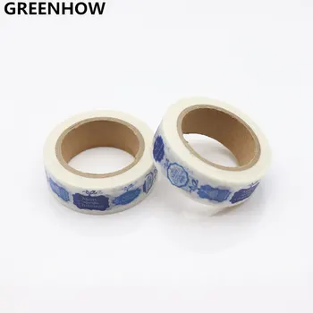 

GREENHOW Washi Masking Tapes Decoration Snowflake Year Adhesive Tapes DIY Paper 8063