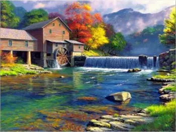 

5D Diamond Painting Kits for Adults Full Drill,Picture size 12*16 inches, canvas size 14*18 inches