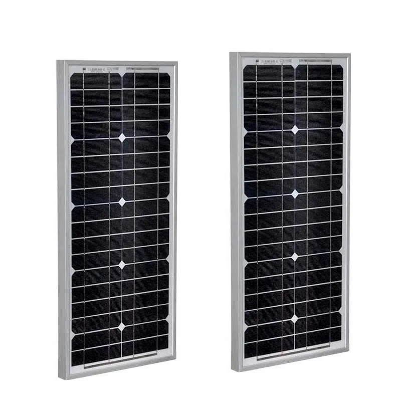 20 W Monocristallin Solar Panel 2 Pcs Panneaux Solaire 12v 40w