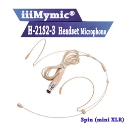 Iiimymic i-H13! 3pin mini XLR 3pin TA3F разъем Pro гарнитура с микрофоном для AKG Самсон Беспроводной body-обновления-передатчик