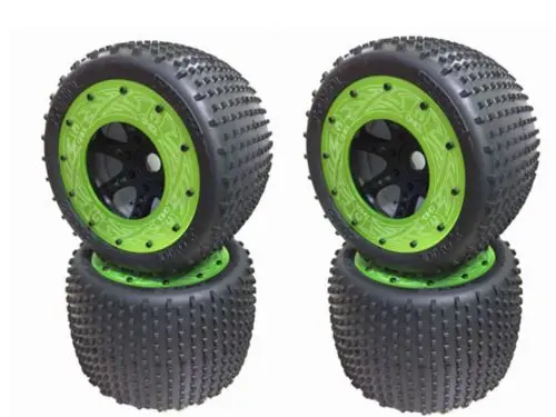 

1/8 Truggy Truck HPI Racing axial Type S ummit Revo GT2 Tires and Rim 4.6Flux5.9