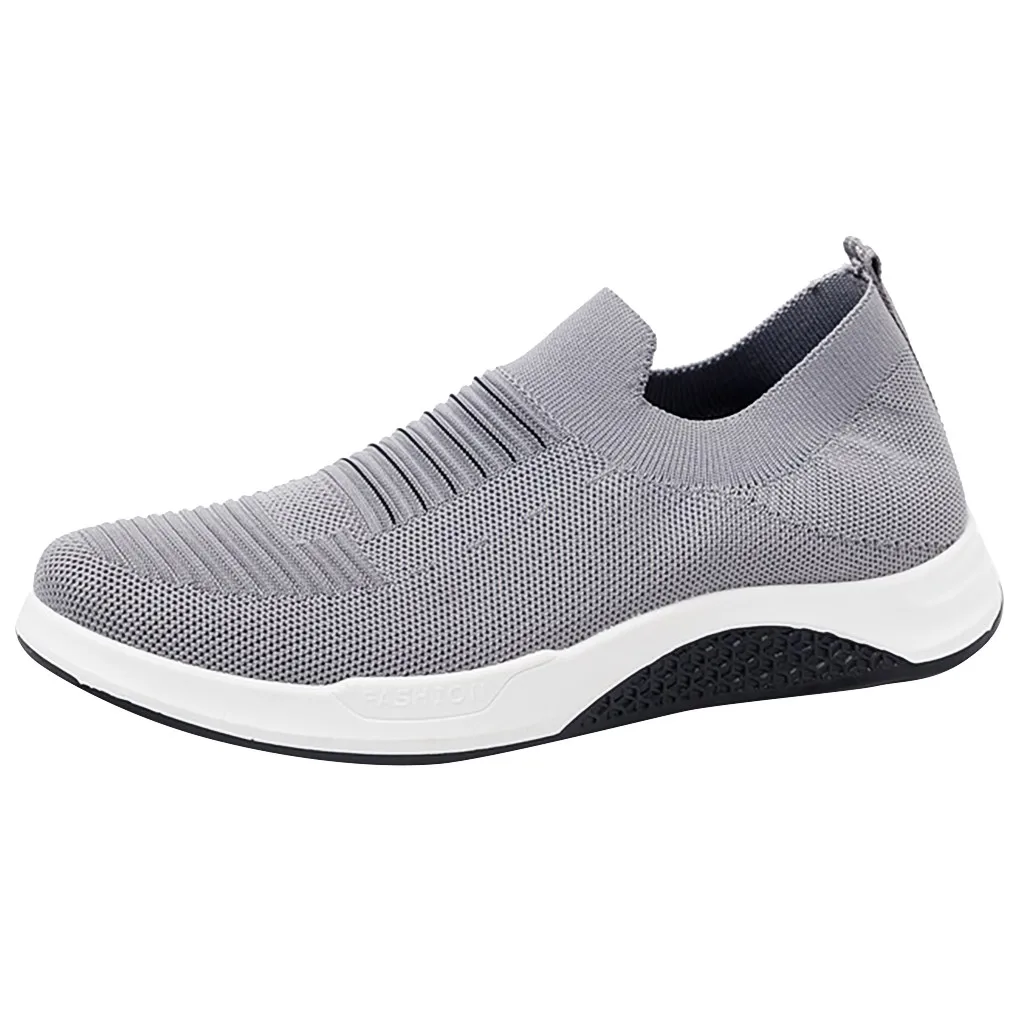 YOUYEDIAN tennis shoes Men Men's Solid Sports Casual Breathable Sneakers Solid table tennis shoes#G45