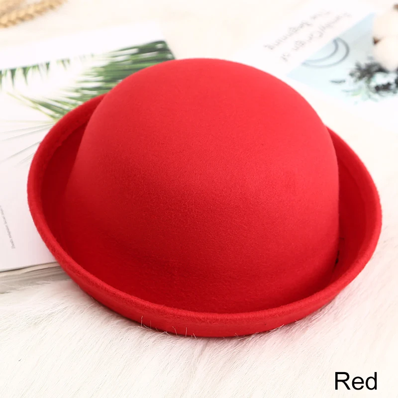 REAKIDS/Детская кепка-ведро для мальчиков и девочек; летняя шапка для маленьких девочек; модная солнцезащитная Кепка для маленьких девочек; детская Шерстяная кепка - Цвет: Red