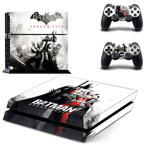 DC Joker почему так много наклейка для PS4 виниловая наклейка, стикер для консоли sony Playstation 4 и 2 контроллера наклейка для PS4 стикер - Цвет: DPTM0223