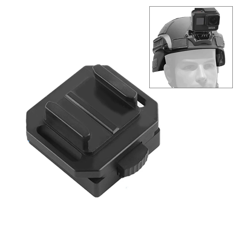 Алюминиевый Тактический шлем NVG крепление для Gopro Hero 7/6/5/4/3 + XiaoMi Yi 4K EKEN H9 SJCAM