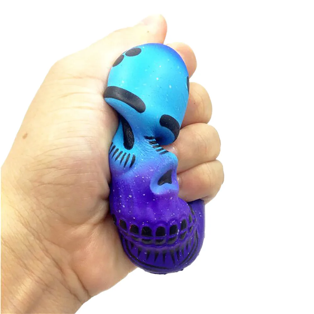 Squishy снятие стресса Игрушечные лошадки пены Squishies антистресс изысканный весело череп Ароматические 30s8320 Перевозка груза падения