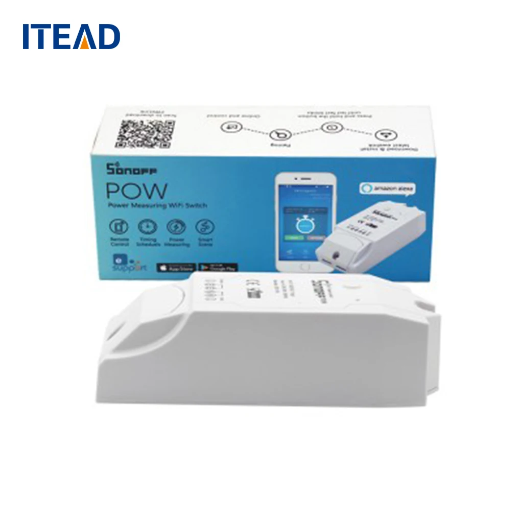 

ITEAD Sonoff Wireless Wifi Switch Power Wireless WiFi Switch ON/Off 16A Remote Controller by phone App for Smart Home Automation