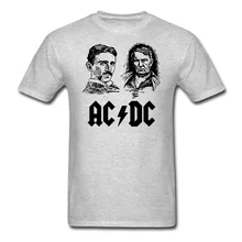 AC DC Nikola Tesla Thomas Edison Electricity Teslatron The Current War Men s Tshirt Tees big