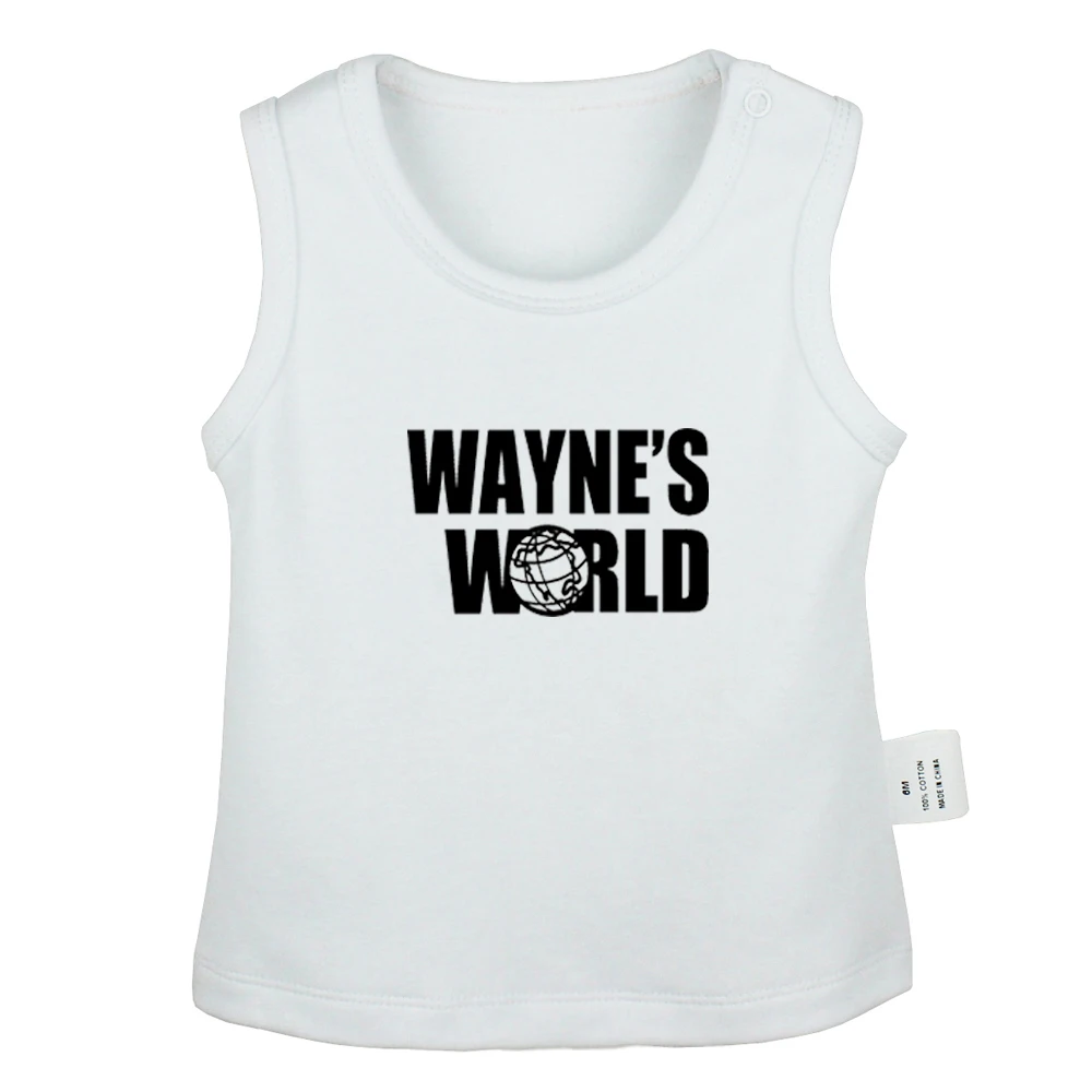 S.T.A.R. Labs электронная музыкальная группа comedy WAYNE'S WORLD Moon Angel Винтажные белые детские майки футболки для новорожденных жилет без рукавов для малышей - Цвет: YbBabyYV385W