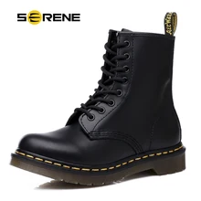 SERENE/Новинка года; Брендовые мужские ботинки из искусственной кожи; Мужская обувь в стиле милитари; безопасная обувь до лодыжки; ботинки в байкерском стиле; повседневная обувь