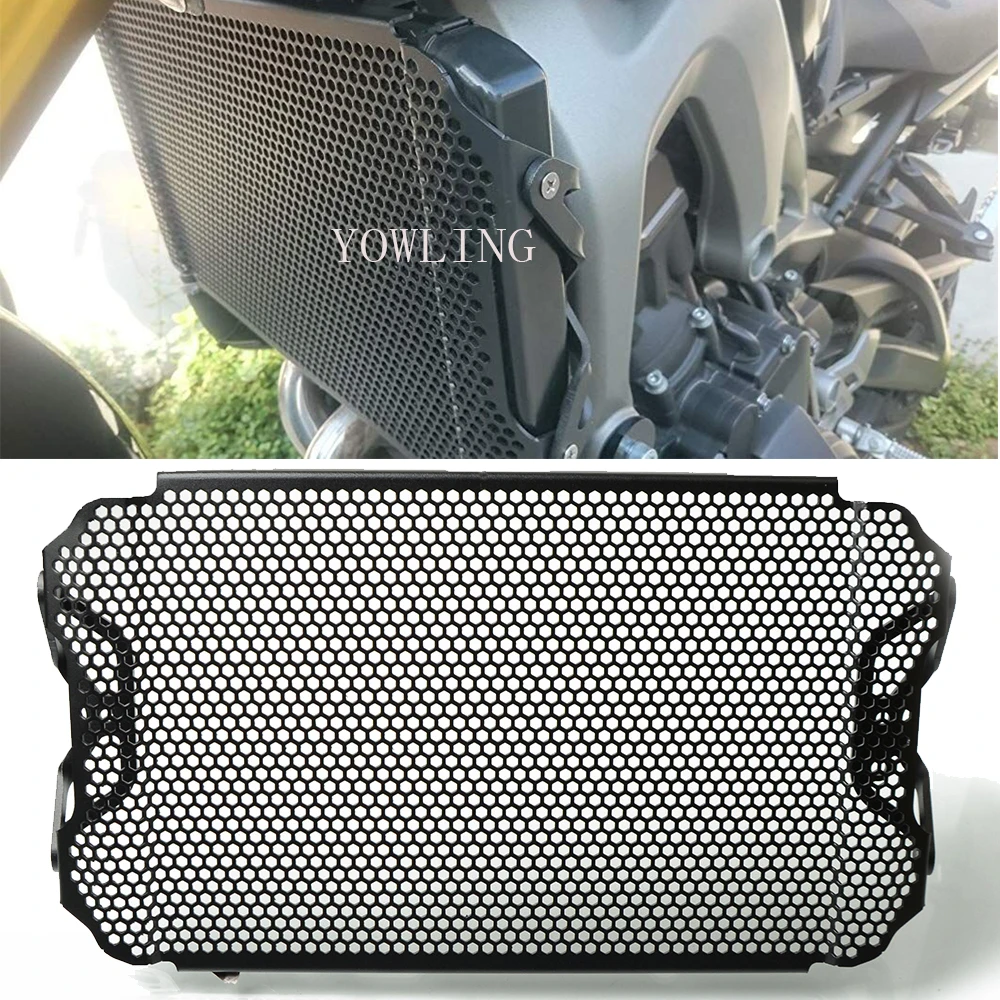 Крышка радиатора мотоцикла для Yamaha Mt09 Mt 09 FZ09 2013 2016 радиатор охлаждения|Накладки и