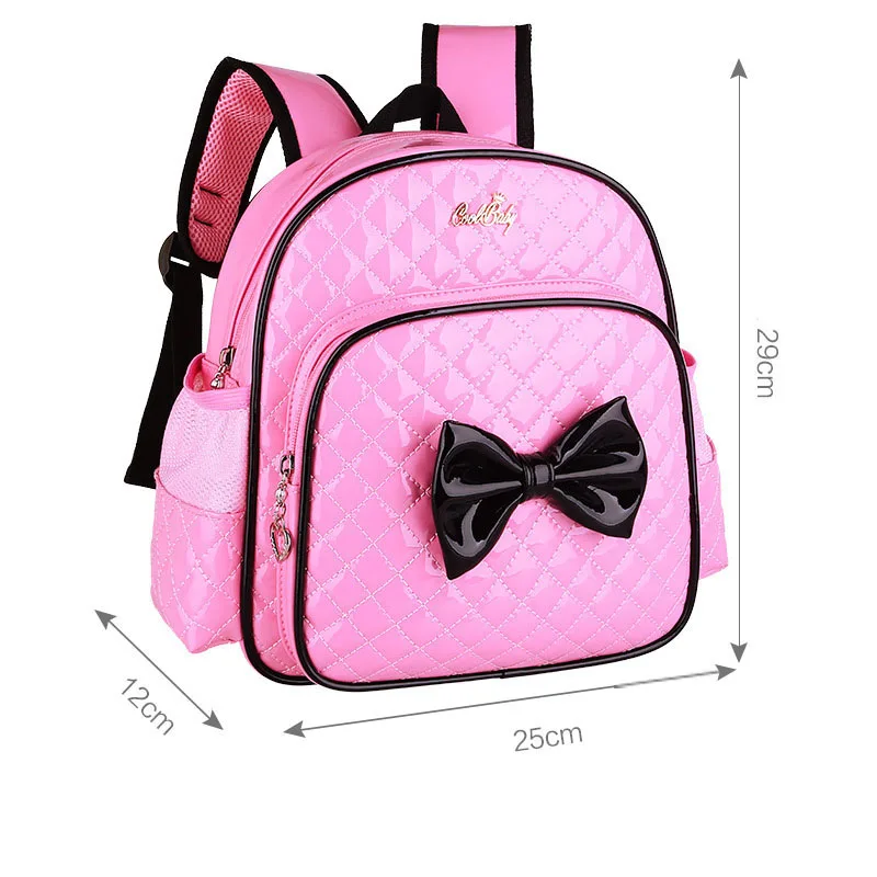 2-7 سنوات الفتيات رياض الأطفال المدرسية الأميرة الوردي الكرتون على ظهره الطفل الفتيات الحقائب المدرسية الاطفال حقيبة حقيبة ظهر للأطفال