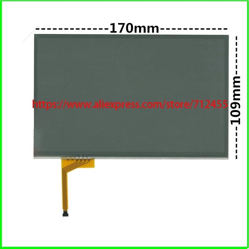 

New 7 inch 170*107mm Black glass touch screen panel Digitizer Lens for is250 is300 is350 car DVD player GPS navigation 170*108mm