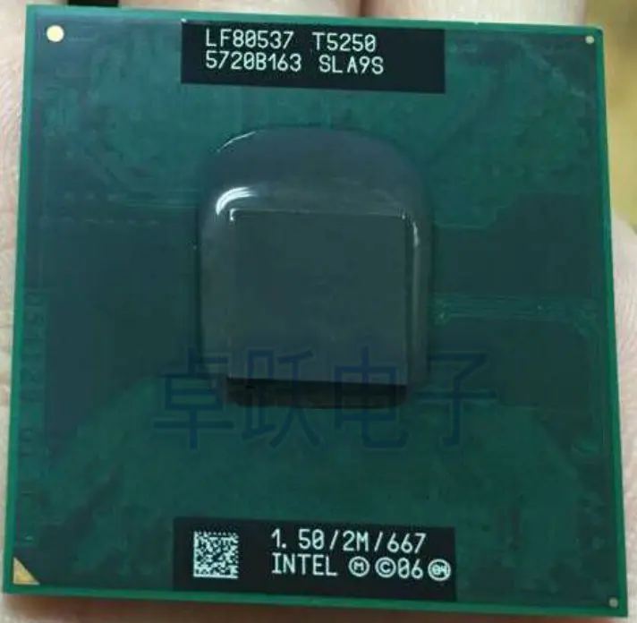 Intel ноутбук cpu T5250 1,50/2 M/667 SLA9S официальная версия поцарапанные части