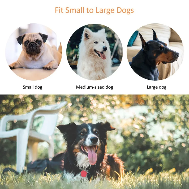Dog Anti Barking Collar Vibration Electric Shock Stop Barking Device Dog Training Aids Pet Supplies Dog Training Aids Tools