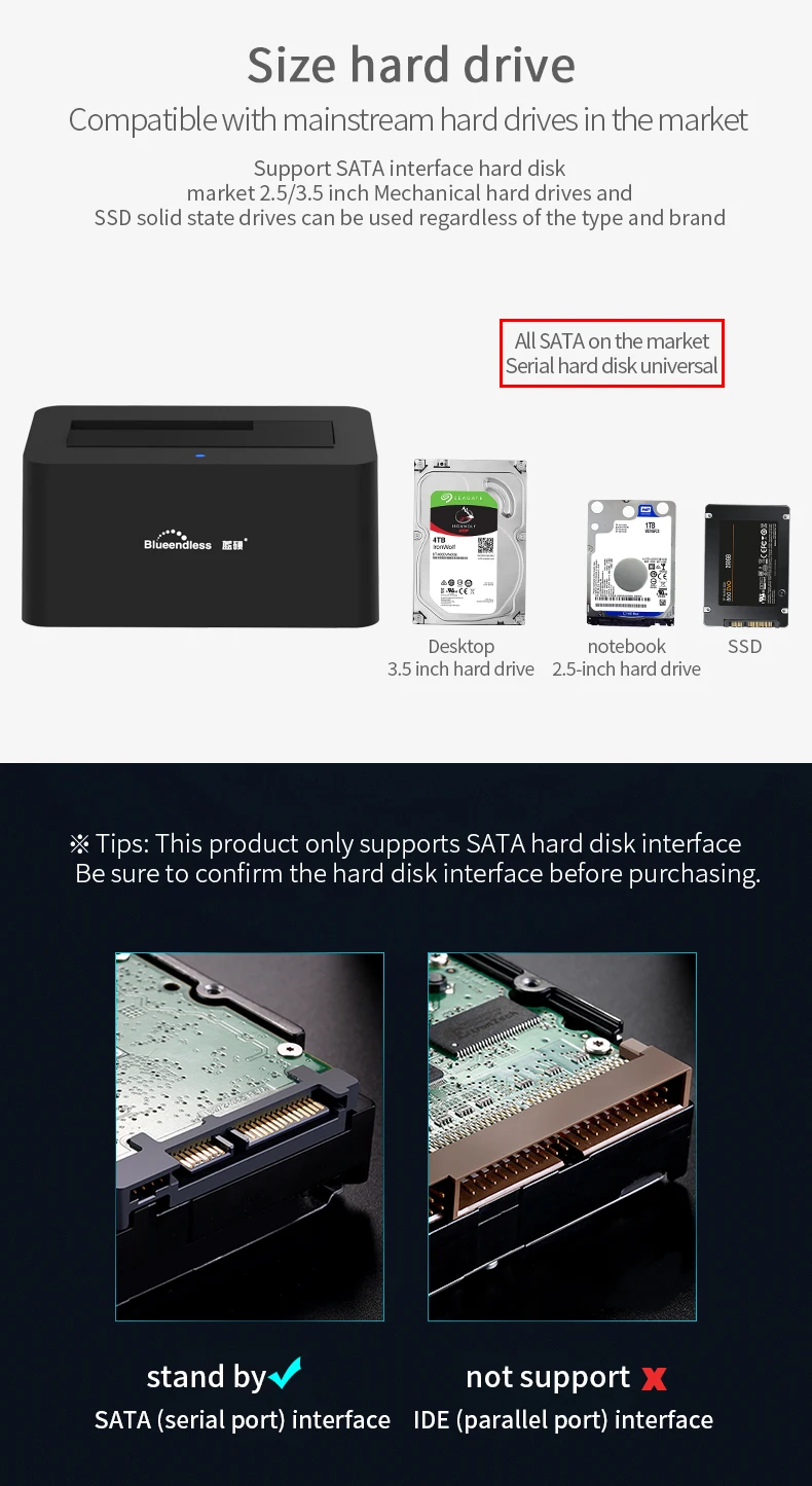 2.5'',3.5'' HDD,SSD enclosure case (5)