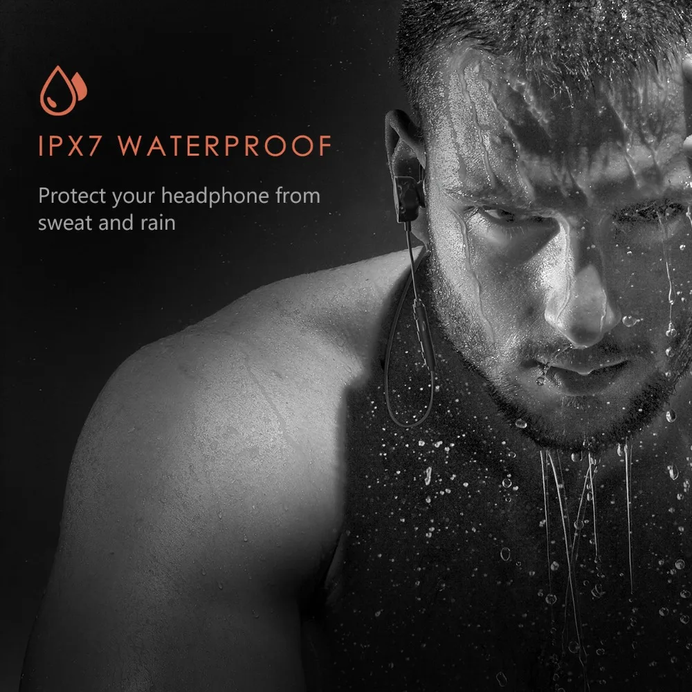 Цена Mpow BH29 тренерские Наушники Беспроводные Bluetooth 4,1 в уши спортивные металлические стерео наушники гарнитура с регулятором громкости Микрофон ...