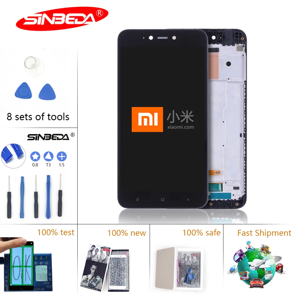 

5.5"Original For Xiaomi Redmi Note 5A LCD Note5A LCD Display Touch Screen Digitizer Monitor Screen Module Assembly Frame#1