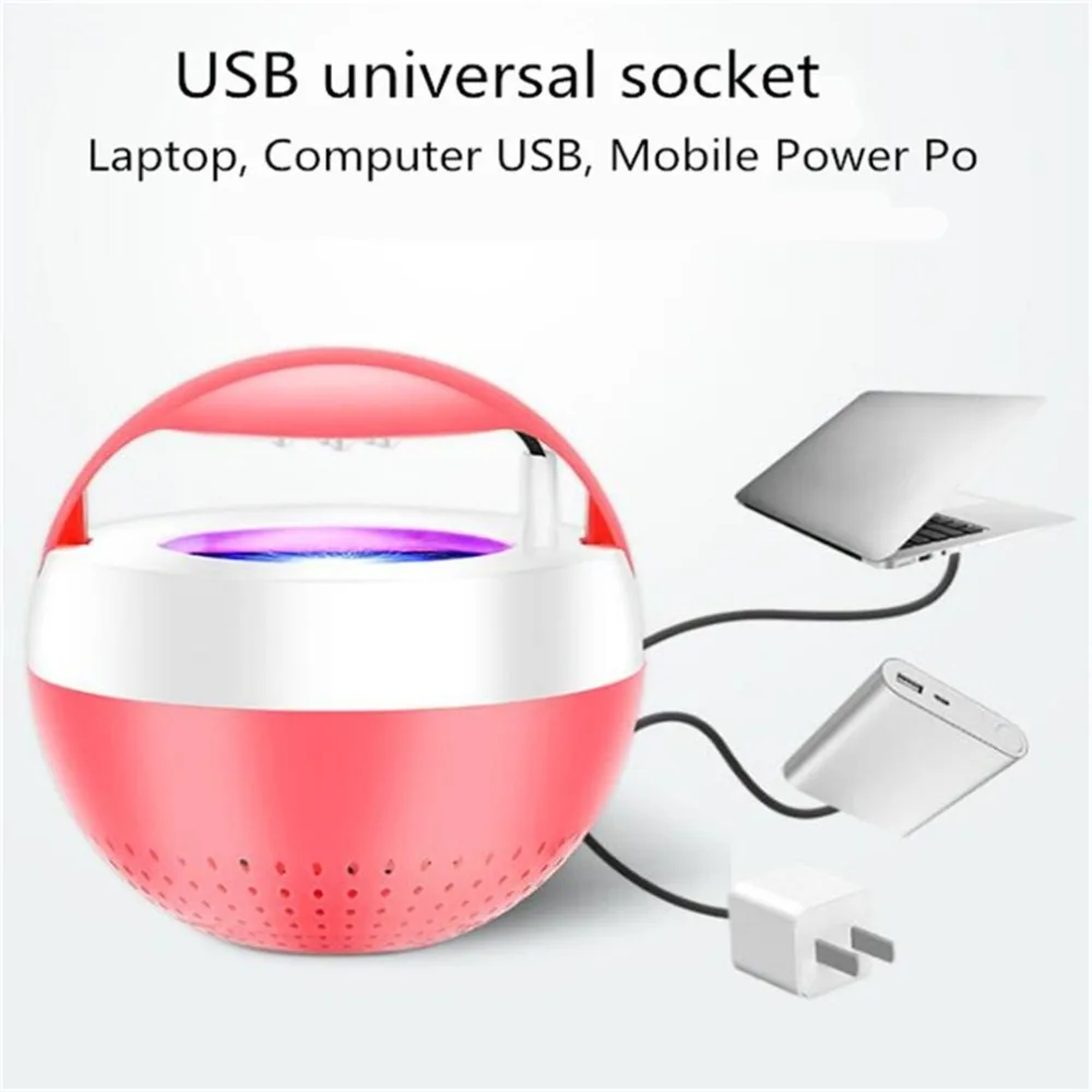 Бытовой без излучения USB Mosquito Убийца лампы тихий безопасности насекомых анти-москитные лампы ошибка Zapper ловушка